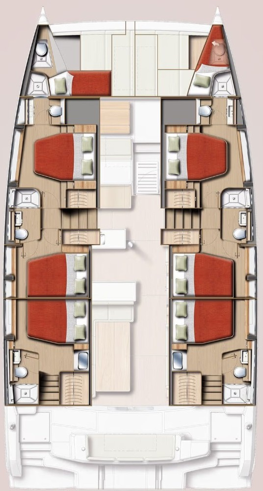 Location Catamaran à Île Raiatea - Bali Bali 5.2 - 6 + 2 cab.
