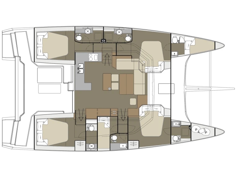 Location bateau Préveza pas cher Dufour Catamarans 48 Sail