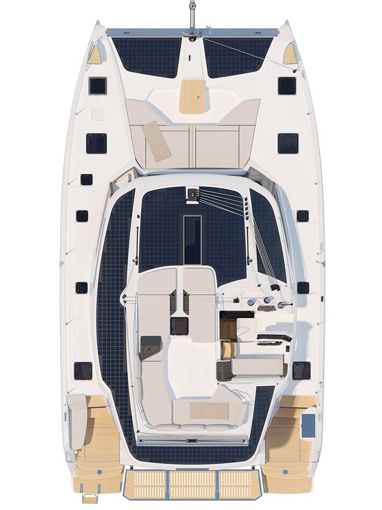 Location bateau Sibenik pas cher Fountaine Pajot FP 44 Quatuor - 4 + 2 cab.