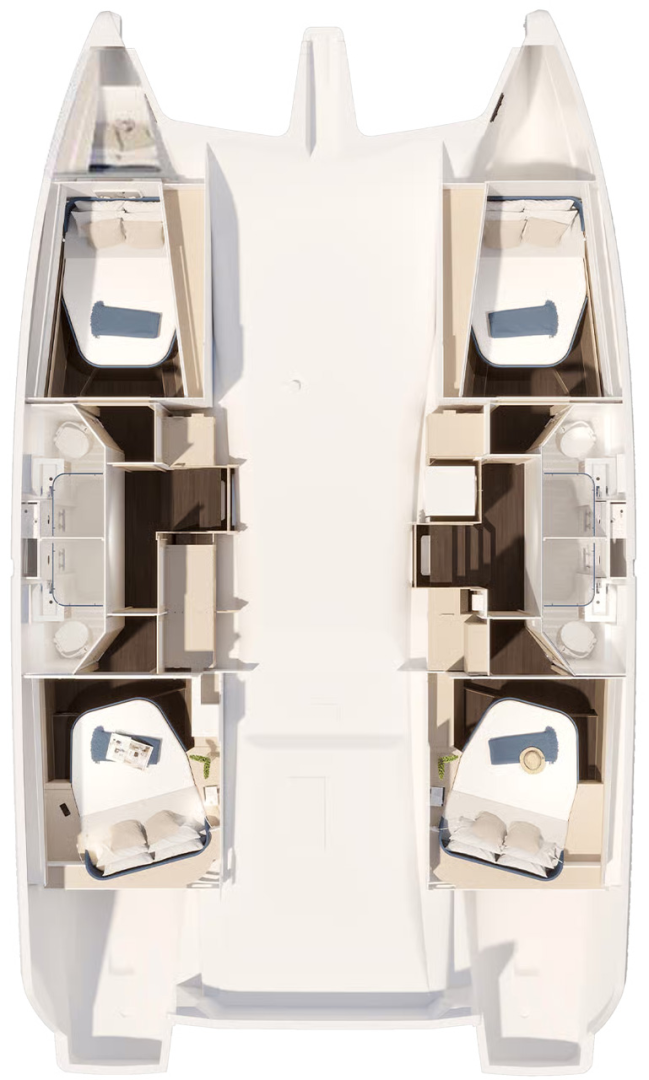 Location Catamaran à Trogir - Fountaine Pajot Fountaine Pajot FP 44 Quatuor - 4 cab.