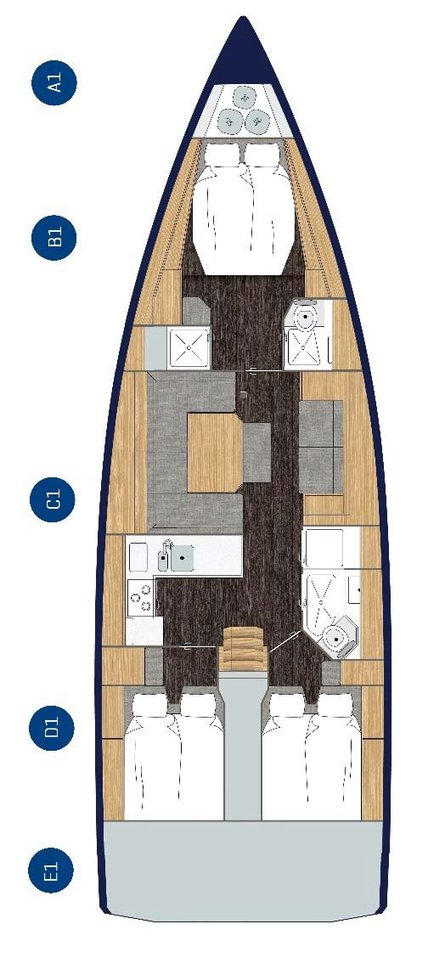 Louez un Bavaria Bavaria C45 à Zadar