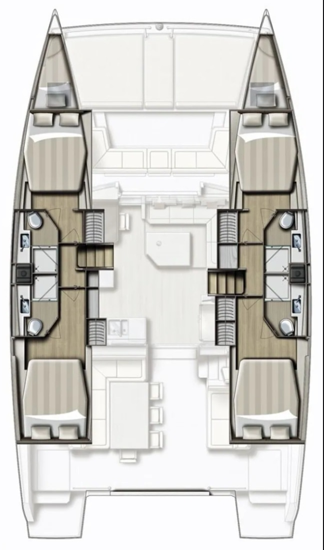 Catamaran à louer à Ligia au meilleur prix