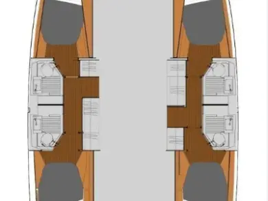 Catamaran à louer à Nikiána au meilleur prix