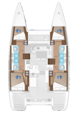 Location Catamaran à Split - Lagoon Lagoon 40