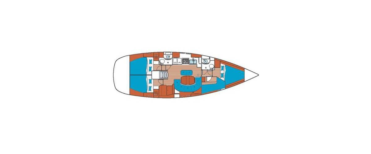 Bénéteau Oceanis 411 Clipper a louer à Pirovac