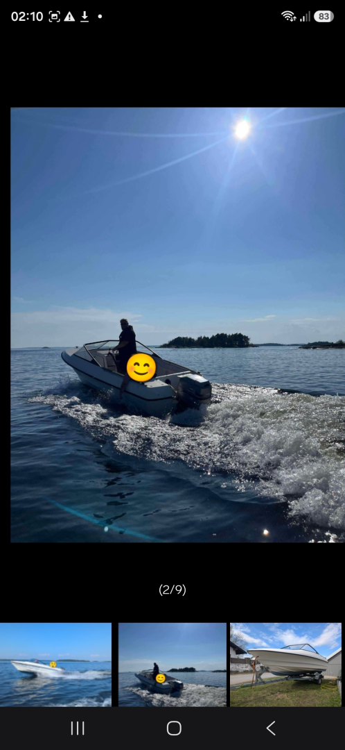 Skibsplast 460 VS, approx. 15 ft / ca. 4.6 m• MARINEER 75 a louer à Nannestad