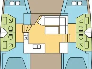 Location Catamaran à Parham Town - Fountaine Pajot Isla 40