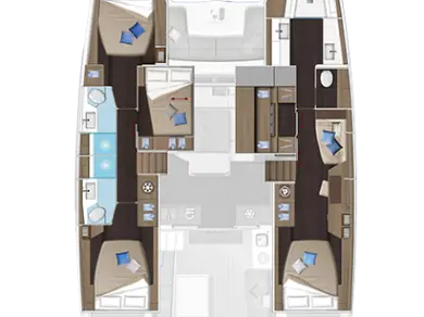Louer Catamaran avec ou sans skipper Lagoon à Pula