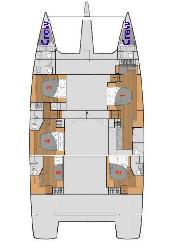 Location Catamaran à Bodrum - Fountaine Pajot Fountaine Pajot Alegria 67 - 5 + 2 cab.