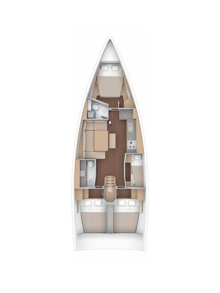 Location à Ávdira - Dufour Dufour 430 sur SamBoat