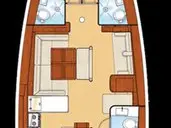 Bénéteau Oceanis 54 a louer à Páleros