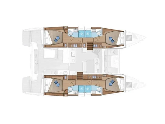 Location Catamaran à Seget Donji - Lagoon Lagoon 47