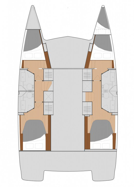 Location bateau Fountaine Pajot Isla 40 à Paros (Ile) sur Samboat