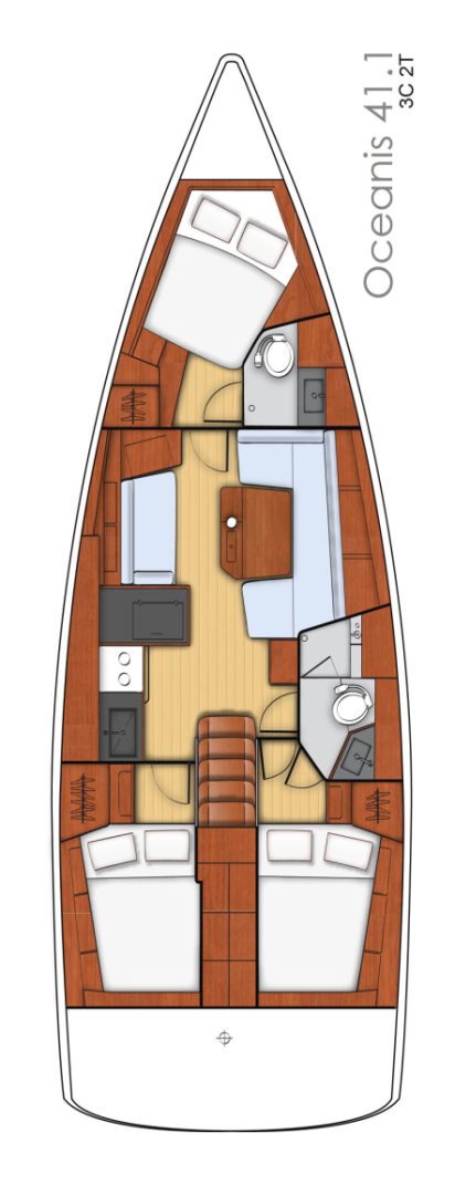 Bénéteau Oceanis 41.1 a louer à Furnari