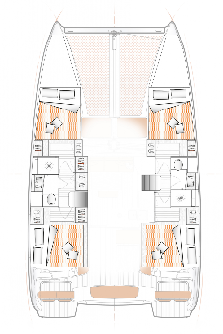 Louer Catamaran avec ou sans skipper Excess à Préveza