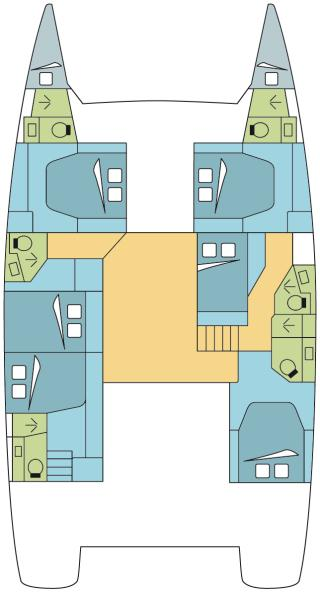 Location Catamaran Fountaine Pajot avec permis