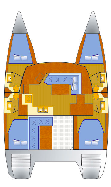 Location bateau Fountaine Pajot Lucia 40 à Punat sur Samboat