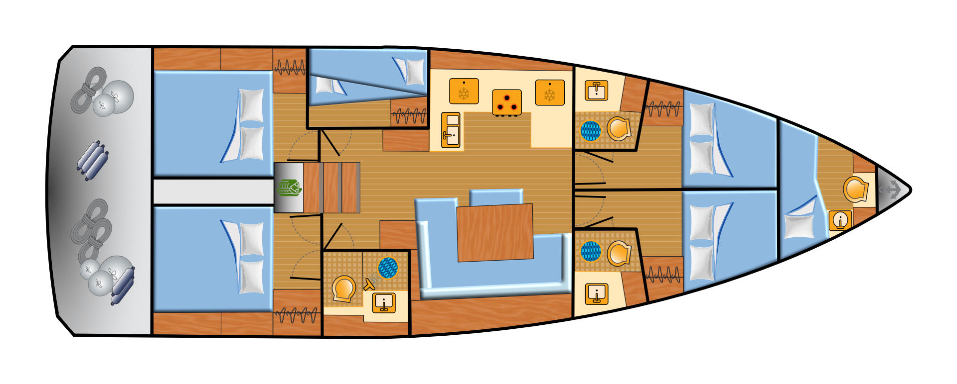 Location bateau Biograd na Moru pas cher Sun Odyssey 490