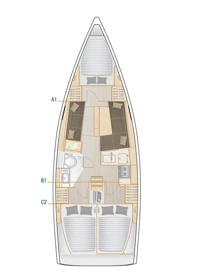 Location bateau Hanse Hanse 348 à Pula sur Samboat