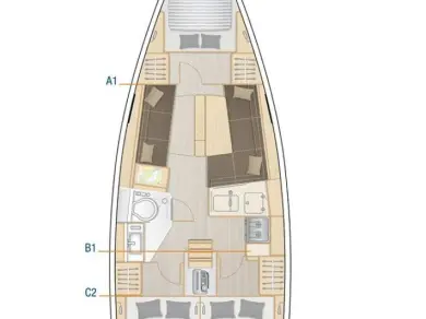 Location bateau Hanse Hanse 348 à Pula sur Samboat