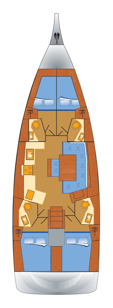 Location bateau Can Pastilla pas cher Oceanis 46.1
