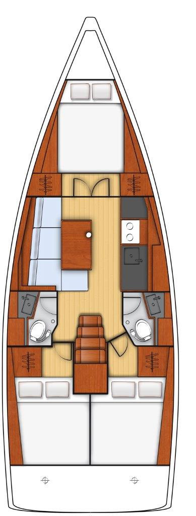Location bateau Sukošan pas cher Oceanis 38.1