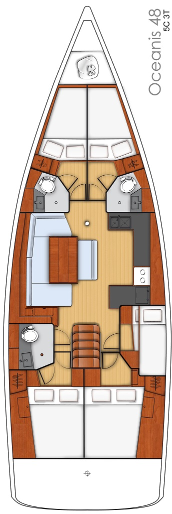 Location bateau Bénéteau Oceanis 48 à Sukošan sur Samboat