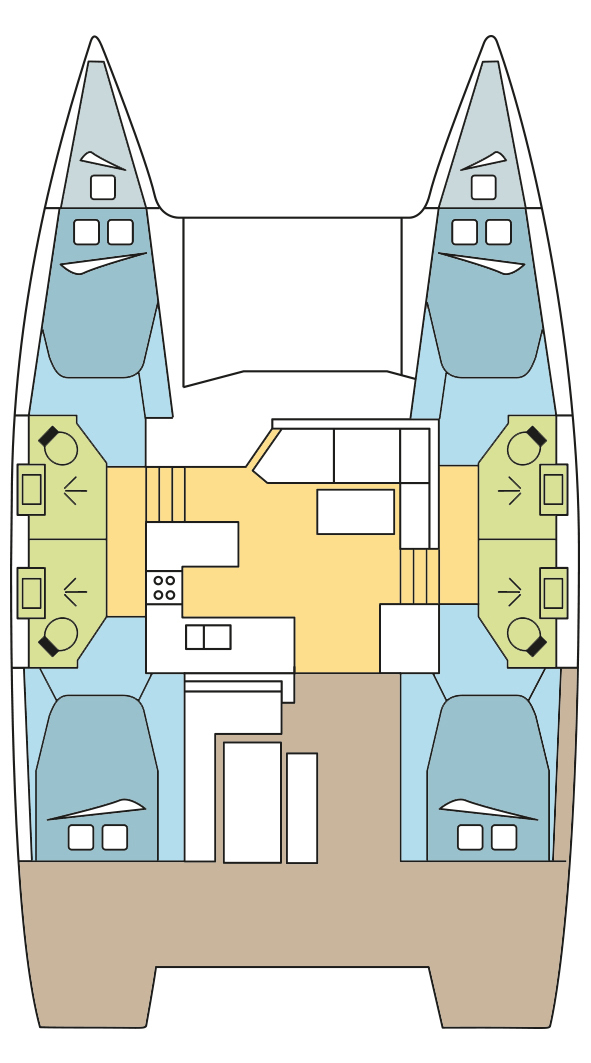 Catamaran à louer à Gouviá au meilleur prix