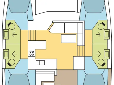 Catamaran à louer à Gouviá au meilleur prix
