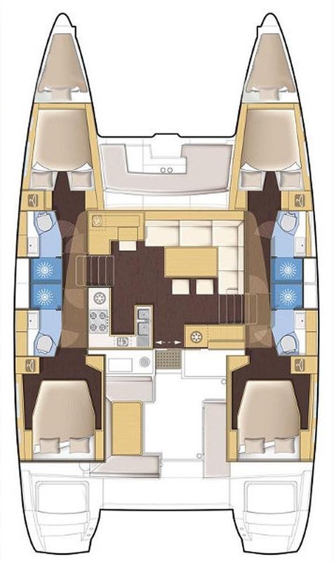 Louer Catamaran avec ou sans skipper Lagoon à Gouviá