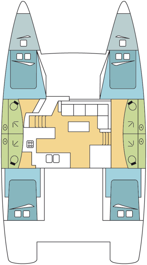 Louer Catamaran avec ou sans skipper Fountaine Pajot à Adaköy