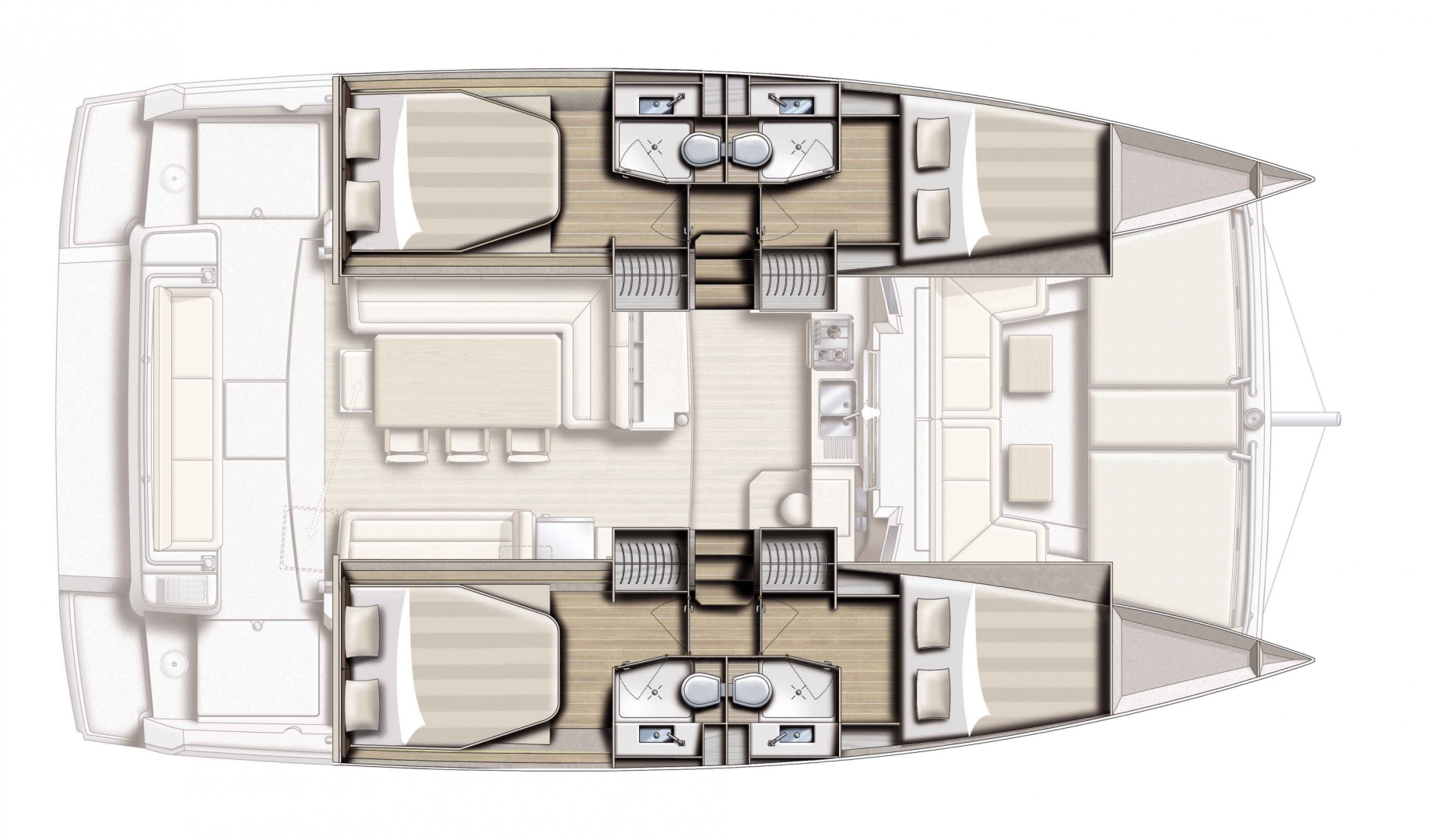 Location Catamaran à Lávrio - Bali Bali 4.1