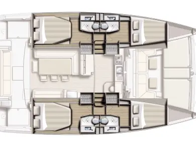 Location Catamaran à Lávrio - Bali Bali 4.1