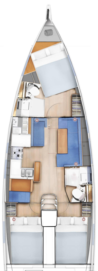 Jeanneau Sun Odyssey 410 a louer à Préveza