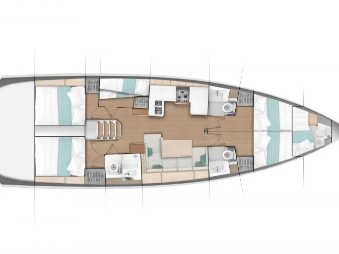 Location à Neo Klima - Jeanneau Sun Odyssey 490 sur SamBoat