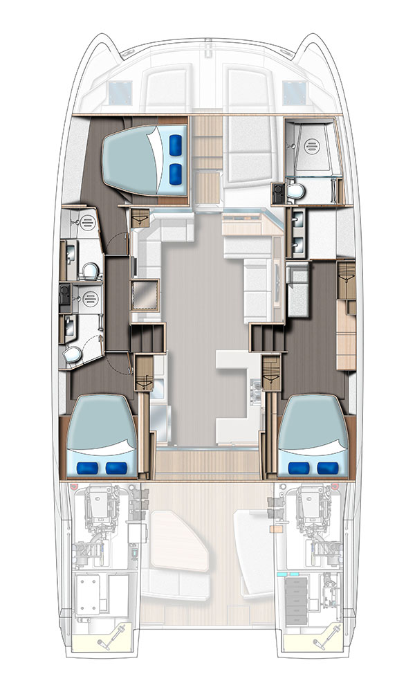 Louez un Leopard Catamarans / Robertson & Caine Leopard 53 - OW à Marsh Harbour