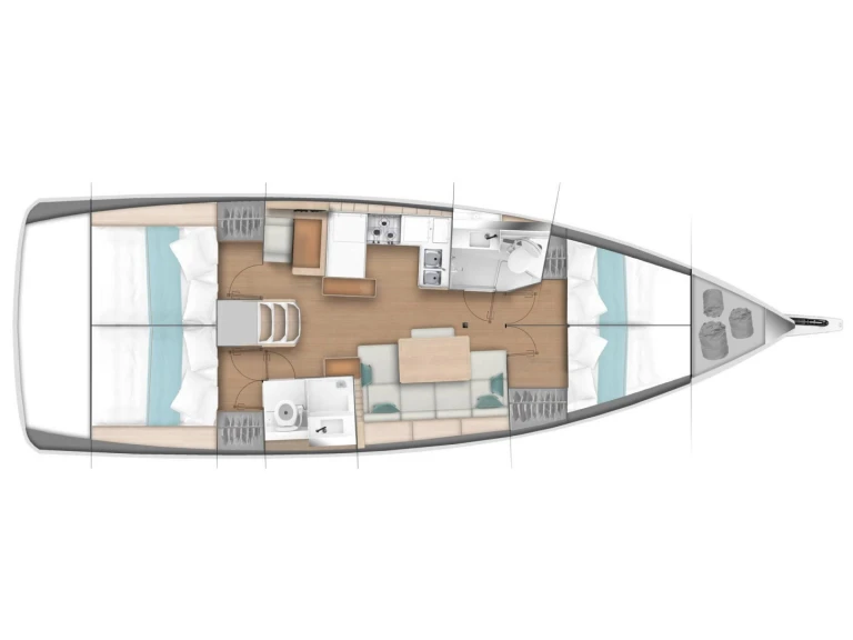 Location à San Vincenzo - Jeanneau Sun Odyssey 440 sur SamBoat