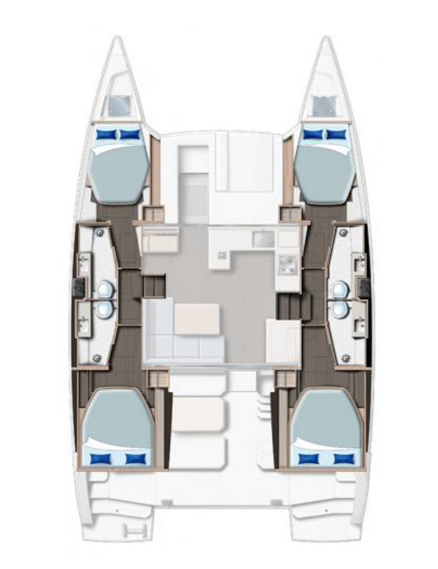 Location bateau Procida pas cher Leopard 42 - 4 cab.