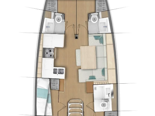 Location à Procida - Jeanneau Sun Odyssey 490 sur SamBoat