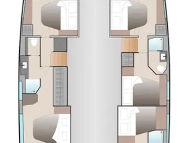 Fountaine Pajot Aura 51 a louer à Seget Donji