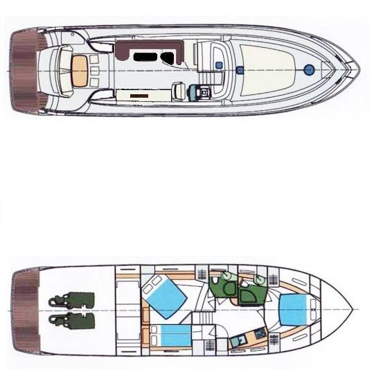Location bateau Split pas cher Pearlsea 56 Coupe