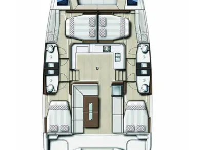 Louer Catamaran avec ou sans skipper Bali à Eden Island