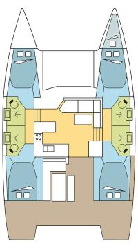 Location bateau Seget Donji pas cher Astrea 42