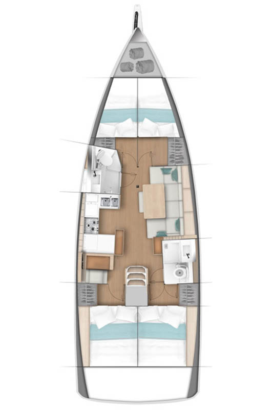 Location à Seget Donji - Jeanneau Sun Odyssey 440 sur SamBoat