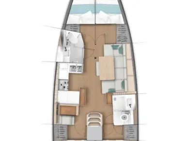 Location à Seget Donji - Jeanneau Sun Odyssey 440 sur SamBoat