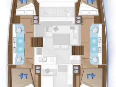 Location Catamaran à Gouviá - Lagoon Lagoon 40