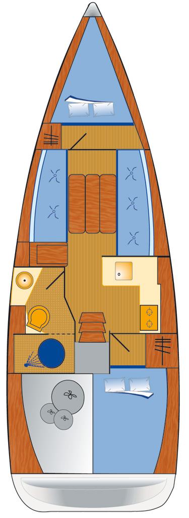 Location à Punat - Jeanneau Sun Odyssey 349 sur SamBoat