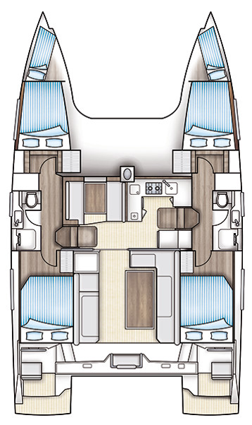 Location bateau Nautitech Nautitech 40 à Punat sur Samboat