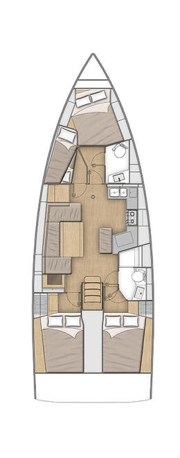 Bénéteau Oceanis 40.1 a louer à Kos