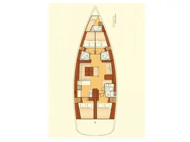 Location à Lefkáda - Bénéteau Oceanis 54 sur SamBoat